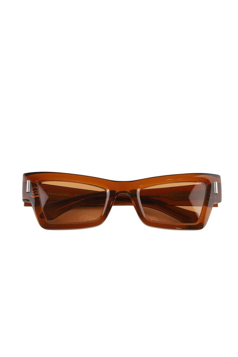 Lunettes de soleil Salvatore Ferragamo  Marron