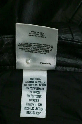 Pantalon droit Agolde Noir en Synthétique