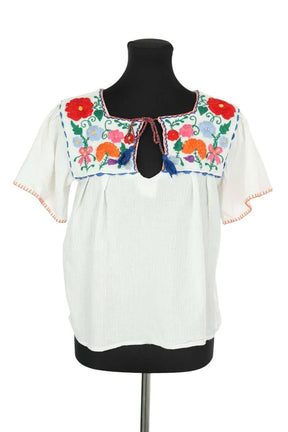 Blouses Antik Batik  Blanc