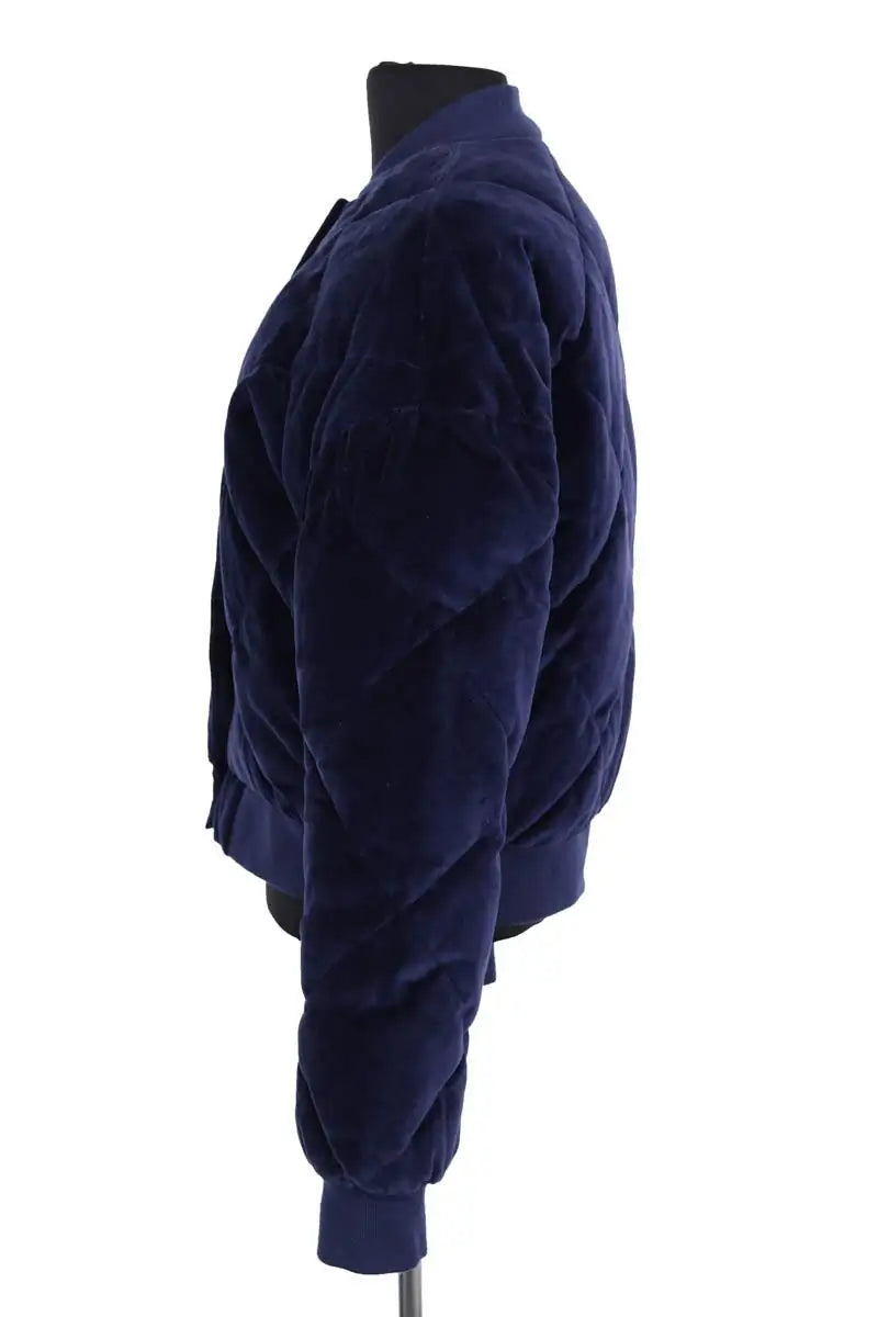 Veste Maje Bleu en Coton