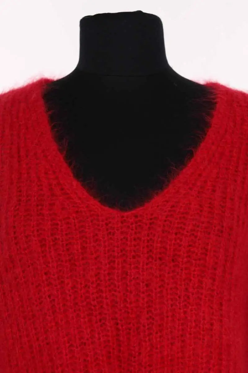Pull Des Petits Hauts Rouge en Laine