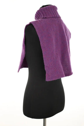 Col Soeur Violet en Laine
