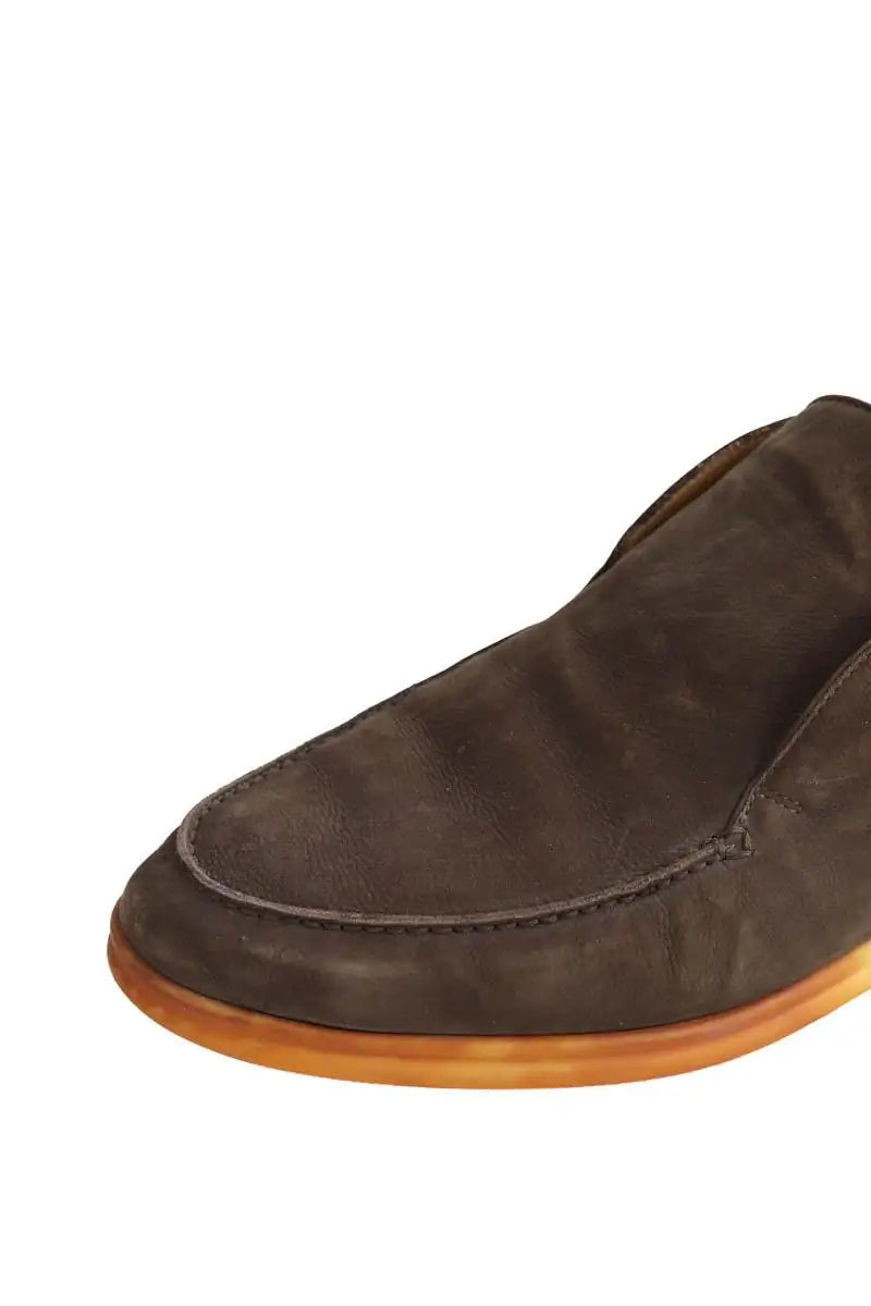 Mocassins Loro Piana Marron en Cuir