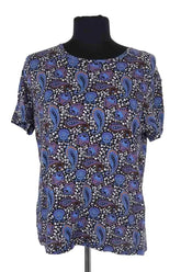 T-shirt Sandro Bleu en Coton, taille S - Seconde Main