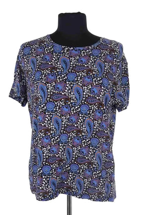 T-shirt Sandro Bleu en Coton, taille S - Seconde Main