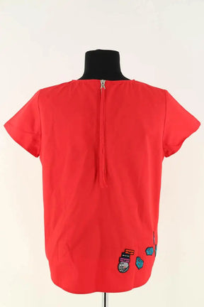 T-shirt Mira Mikati Rouge en Coton