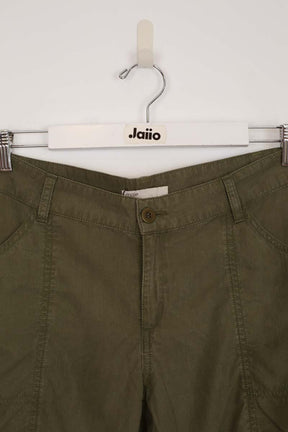 Pantalons Carot Maje  Kaki