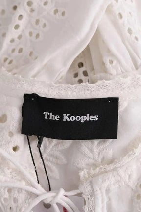 Blouse The Kooples Blanc en Viscose