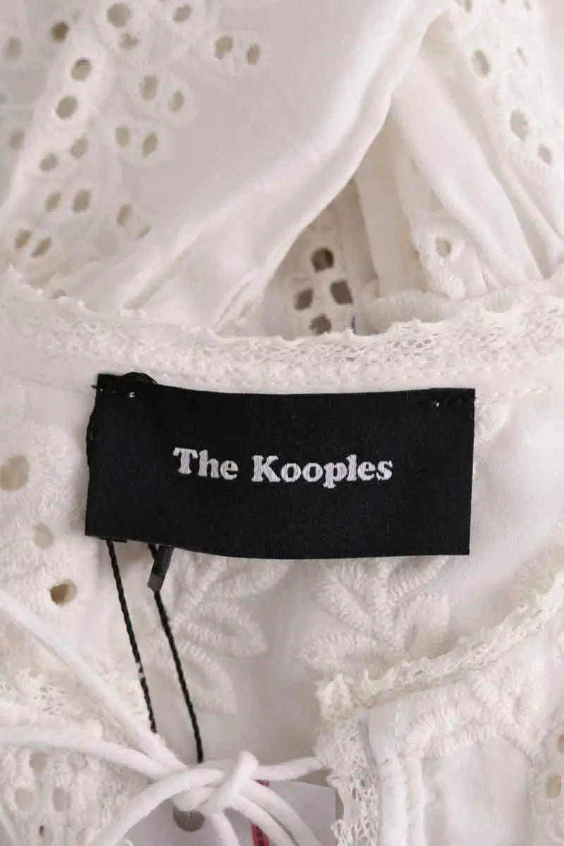 Blouse The Kooples Blanc en Viscose