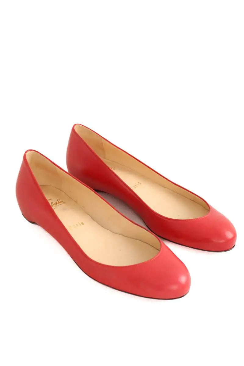 Ballerines Christian Louboutin  Rouge