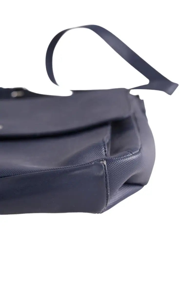 Cartable Lacoste Marine en Cuir