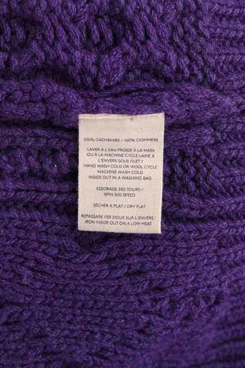Pull Eric Bompard Violet en Cachemire