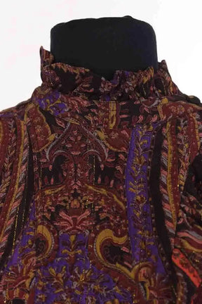 Blouse Laurence Bras Marron en Viscose