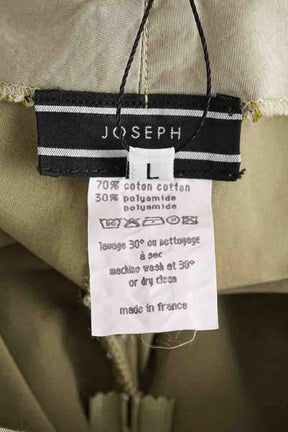 Pantalon droit Joseph Kaki en Coton