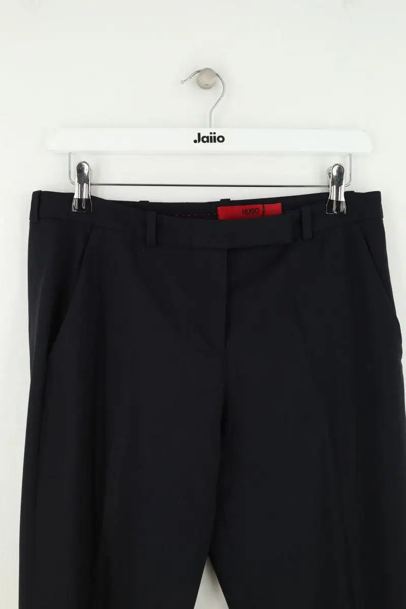 Pantalon droit Hugo Boss Marine en Synthétique
