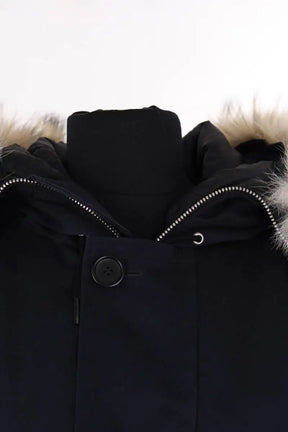 Manteau Sandro Marine en Tissu