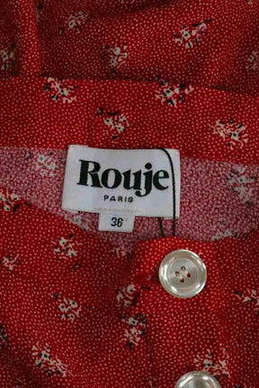 Jupe Rouje Rouge en Synthétique