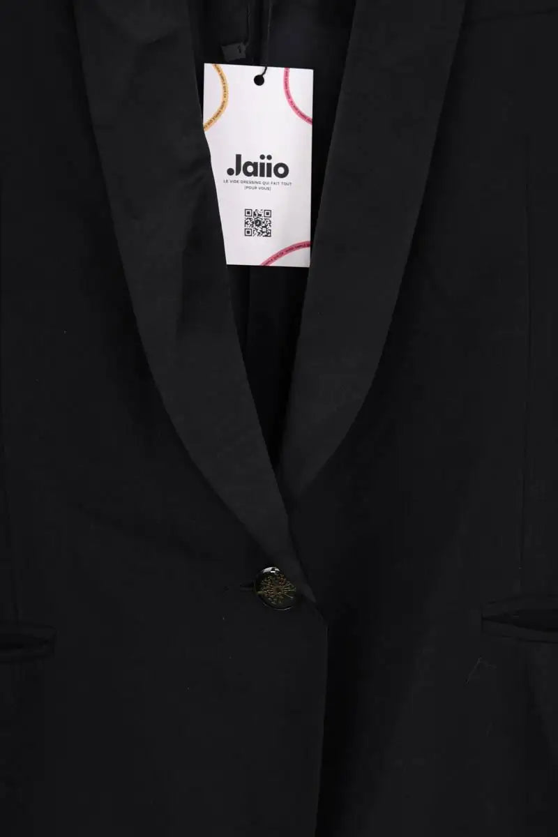 Blazer Maje Noir en Laine