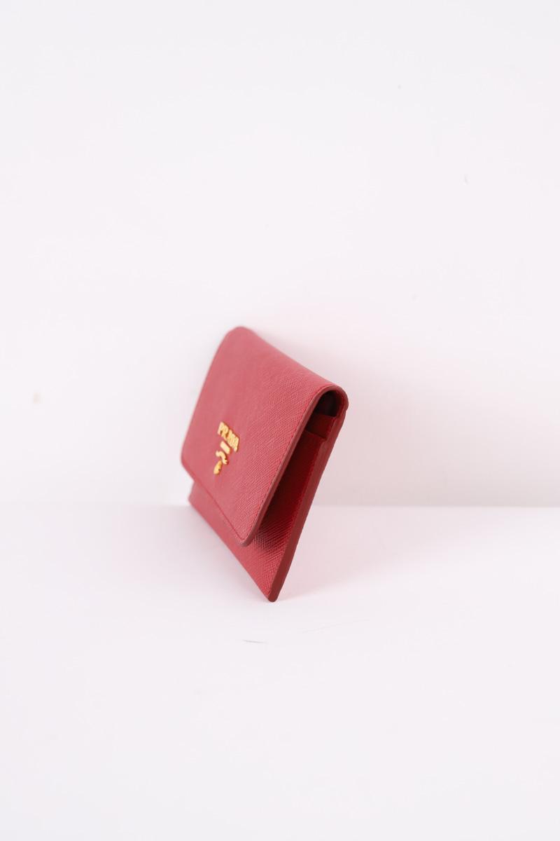 Porte-cartes Prada  Rouge