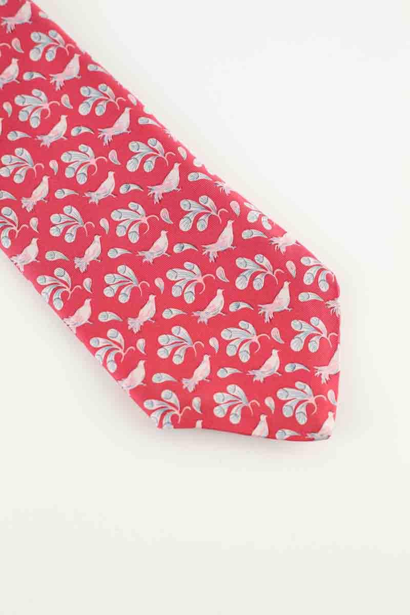 Cravate Hermès  Rouge