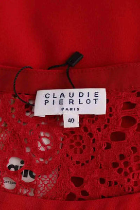 Robe Claudie Pierlot Rouge en Laine