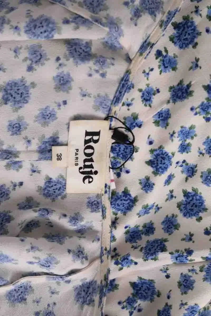 Robe Rouje Bleu en Viscose