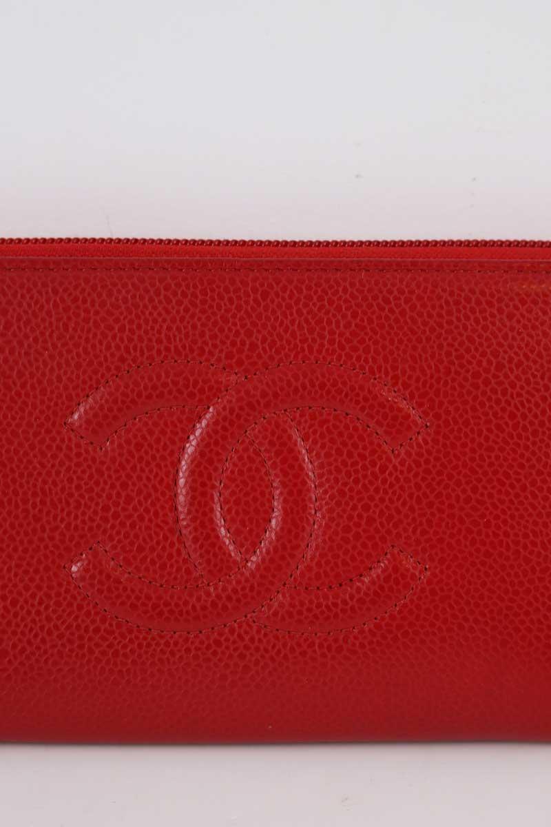 Porte-cartes Chanel  Rouge