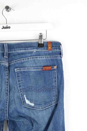 Slim 7 For All Mankind  Bleu