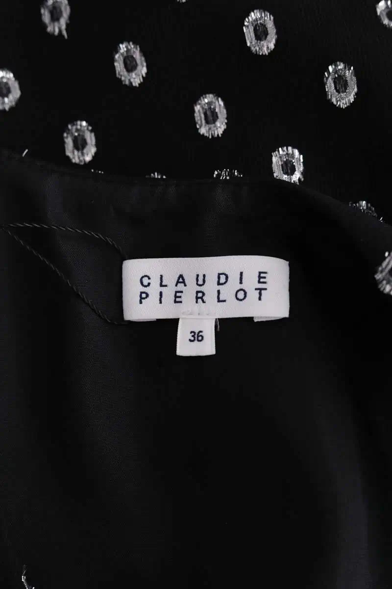 Robe Claudie Pierlot Noir en Soie