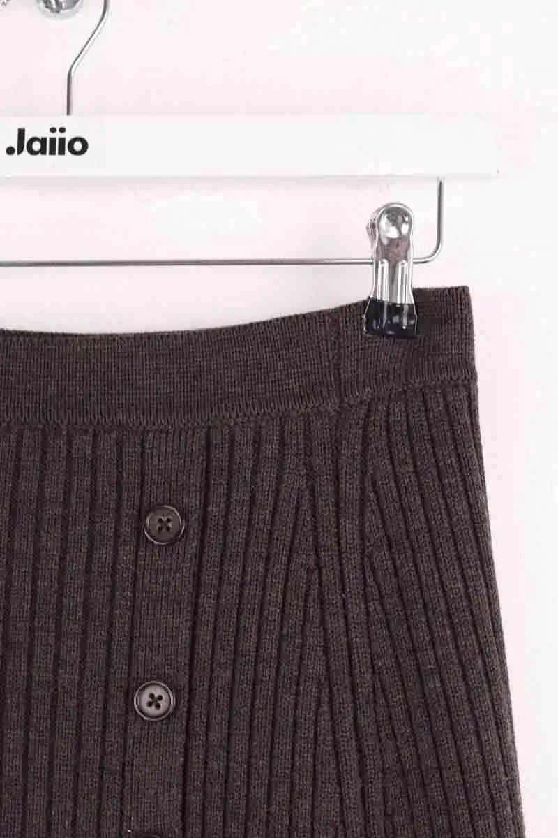 Jupe Ralph Lauren Anthracite en Laine