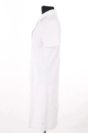 Robe Lacoste Blanc en Coton