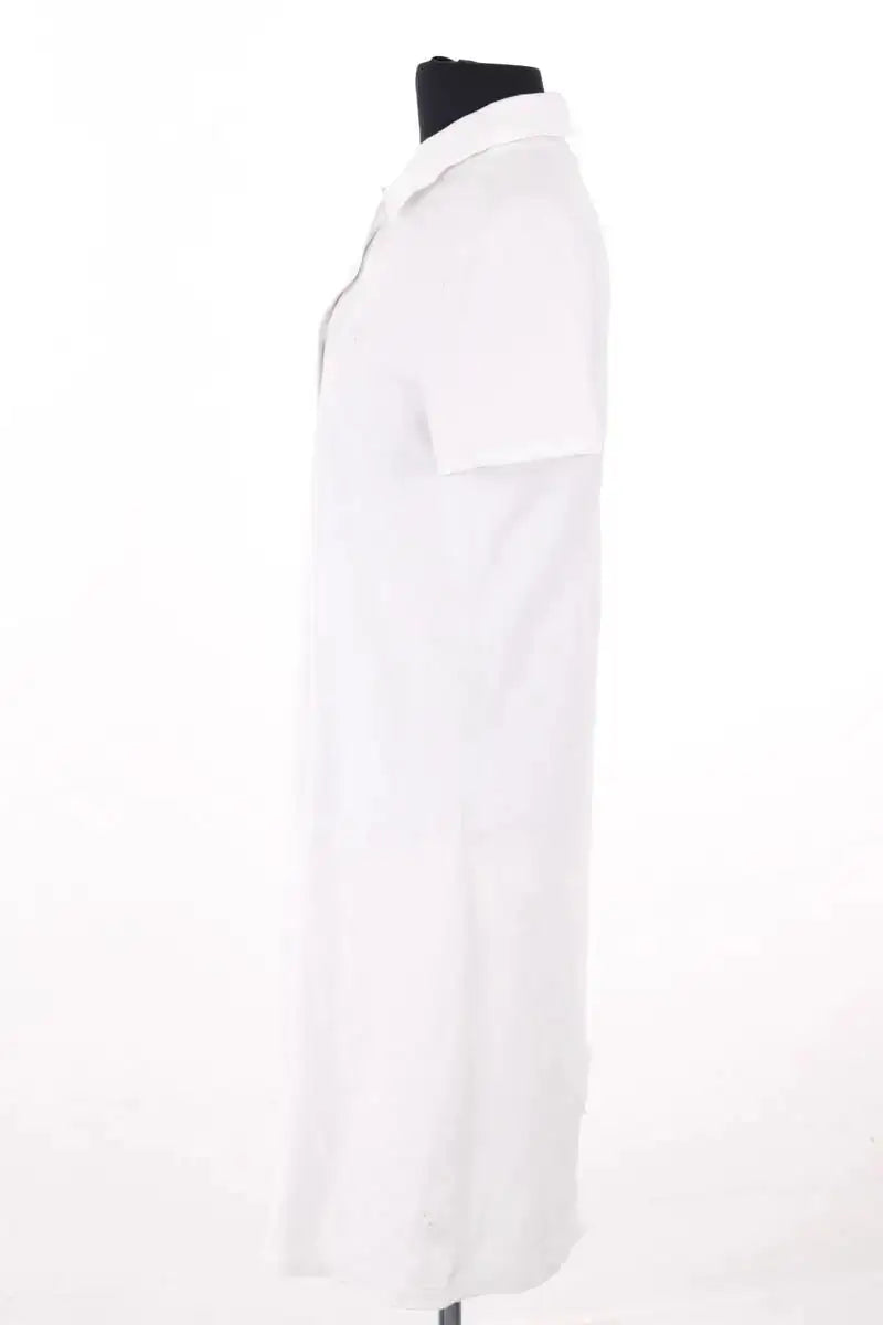 Robe Lacoste Blanc en Coton