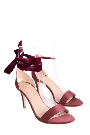 Sandales LK Bennett Helena Bordeaux en Tissu