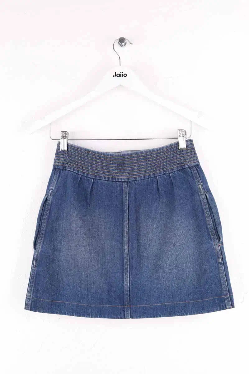 Mini jupe Chloé Bleu en Coton