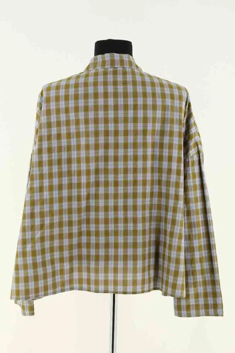 Chemise Apuntob Kaki en Coton