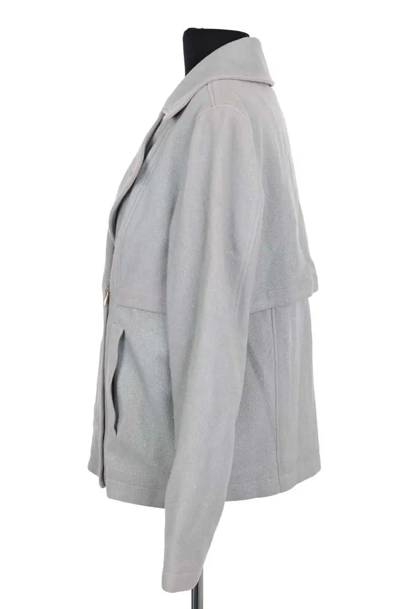 Manteau Maison Martin Margiela Gris en Laine