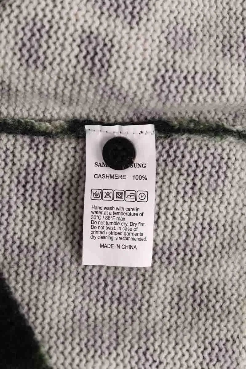 Cardigan Samantha Sung Vert en Cachemire