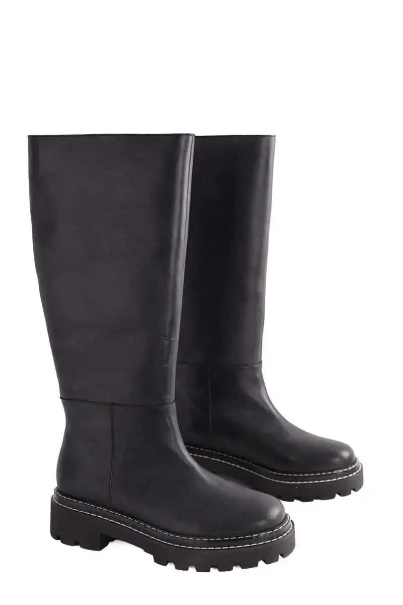 Bottes LK Bennett Julia Noir en Cuir