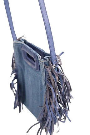 Mini sac Maje Sac M Bleu en Coton