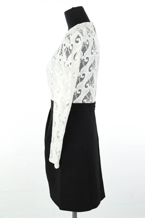 Mi-longueur Sandro  Blanc