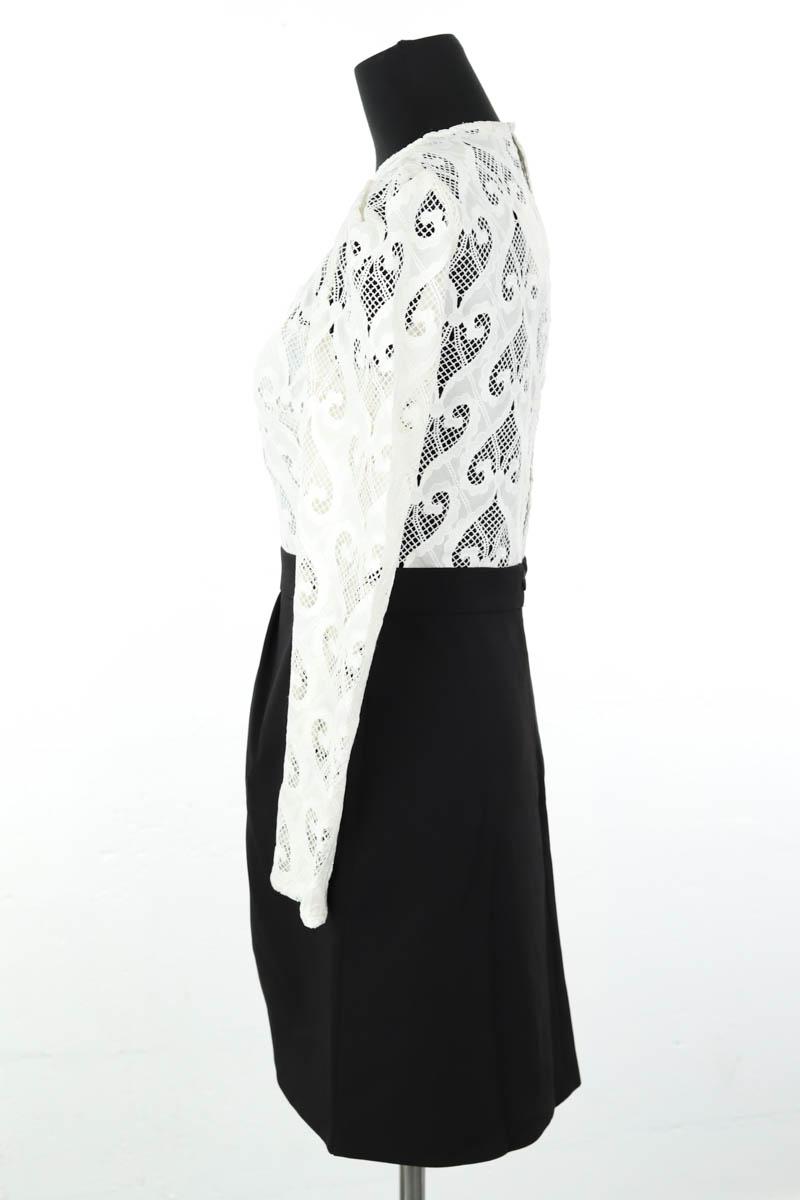 Mi-longueur Sandro  Blanc