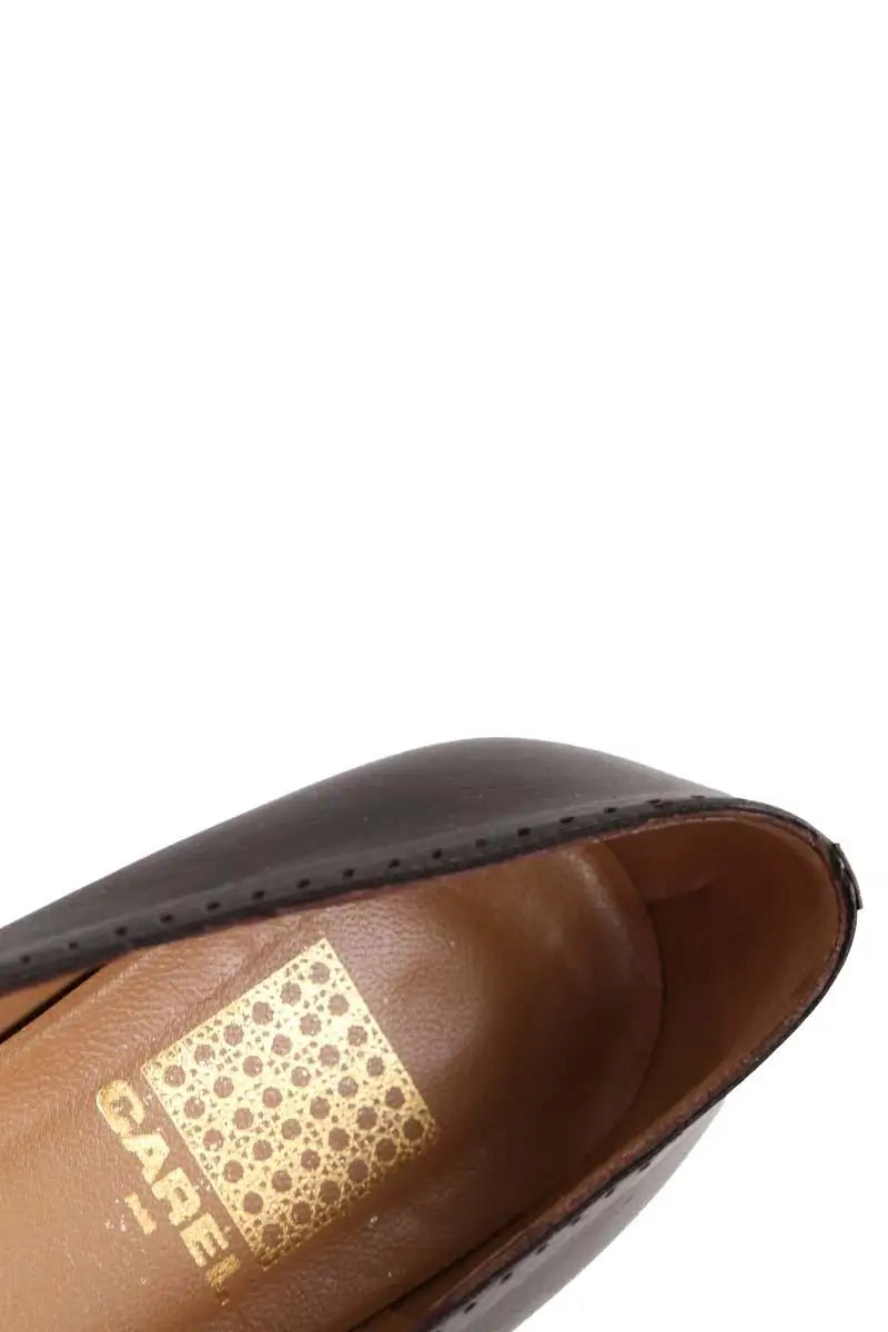 Ballerines Carel Noir en Cuir
