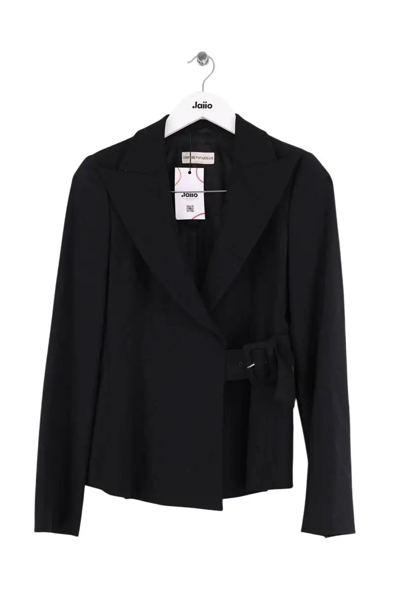 Veste Emporio Armani Noir en Laine, taille XS - Seconde Main