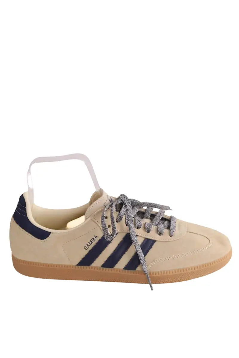 Baskets basses Adidas Beige en Daim, taille 45 - Seconde Main