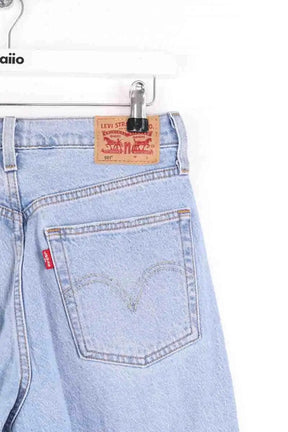 Jean droit Levi's 501 Bleu en Coton