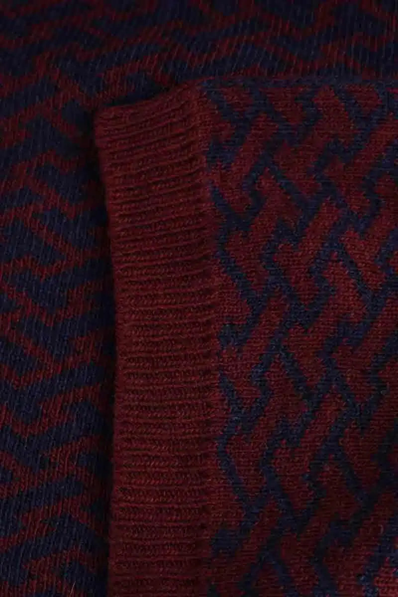 Écharpe Tommy Hilfiger Bordeaux en Laine