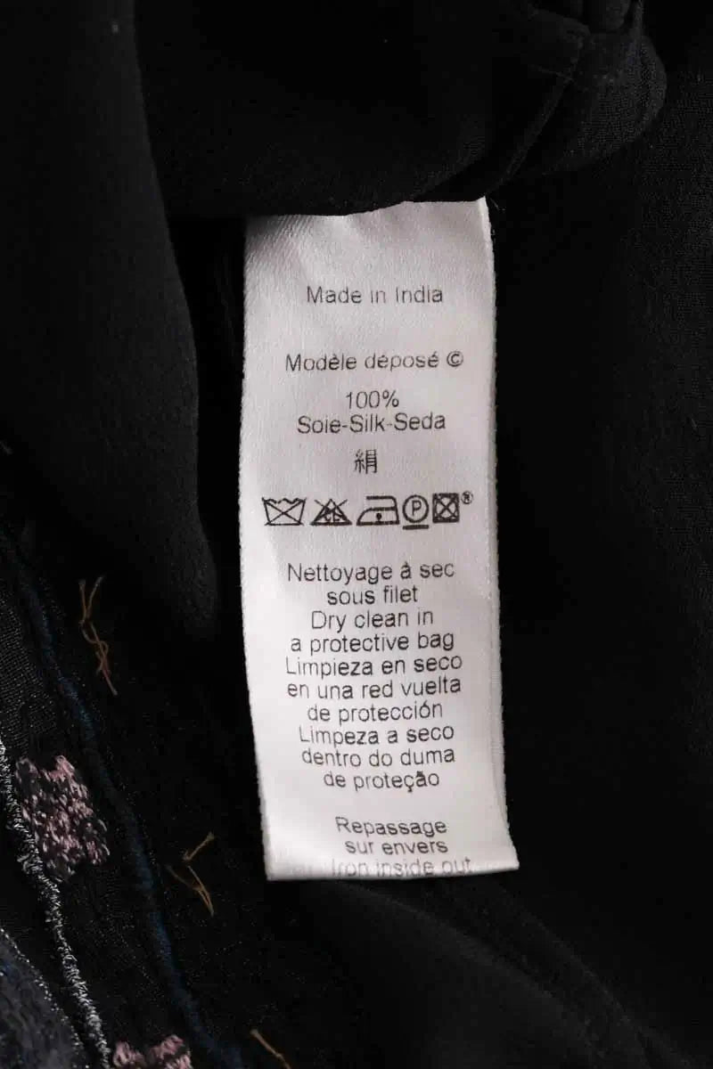 Top sans manche Kenzo Noir en Soie