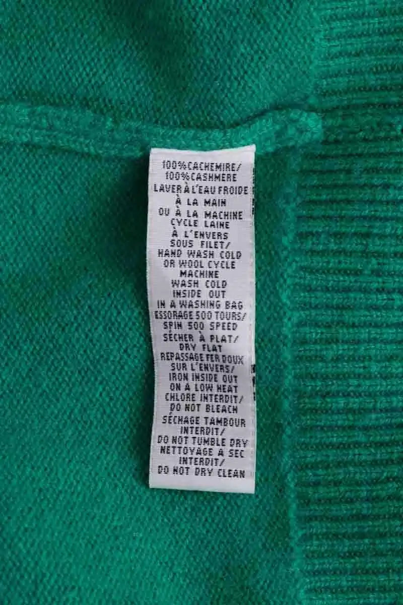Pull Eric Bompard Vert en Cachemire