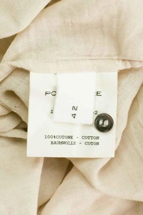 Blouse Pomandère Beige en Coton