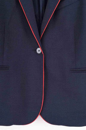 Blazer Sandro Marine en Synthétique